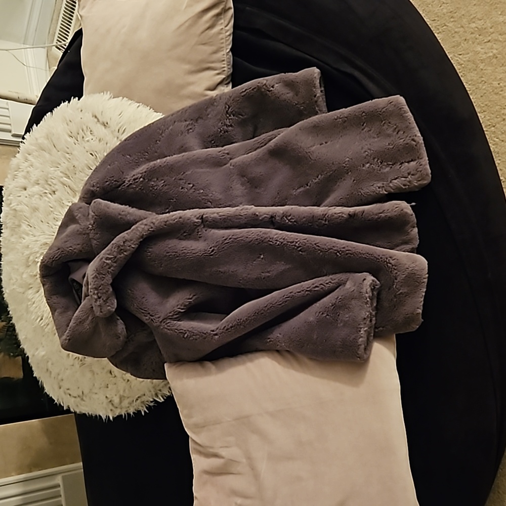 Rachel Zoe faux fur coat